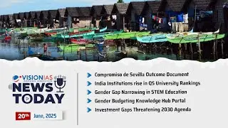 News Today | Daily Current Affairs | 20th June, 2025