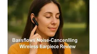 🎧 Bassflows Noise-Cancelling Wireless Earpiece Review 🔇