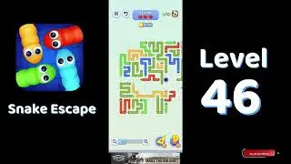 Snake Escape Level 46 Walkthrough 🐍 | Calm Puzzle Escape Game | SolutionGuruji