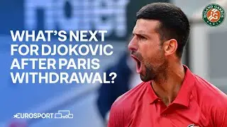 Olympics? Wimbledon? What does 2024 hold for Novak Djokovic after Roland Garros withdrawal? 🤔