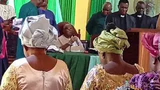 #Papa's Blessing during a program in C.A.C MOUNT BETHEL.