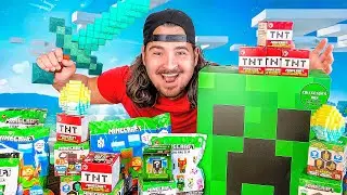 Opening 30 Minecraft Mystery Toys! (Rare!)