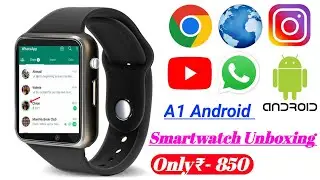 A1 Smartwatch Unboxing | A1 smartwatch Cheap Android Smarwatch Unboxing #smartwatchclub #unboxing