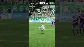 Antony&rsquo;s freekick vs Fiorentina recreated perfectly 😱 #eafc #eafc25 #fc25 #fut #football #shorts