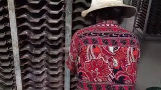 Production process of small concrete roofing tiles/how to make