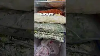 Ramadan Kitchen Prep | How to Freeze Vegetables for later use | Ramadan Prep #shorts #ramadan #2025