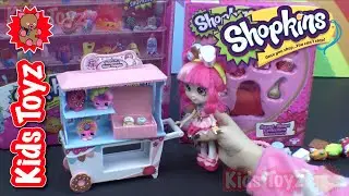 Shopkins Sweetheart Collection and a Shop'n Go Display Case