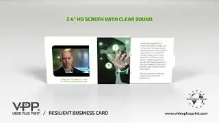 2.4 inch - Video Business Card Single Slider - Resilient Project