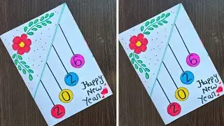 New Year Greeting Card|Happy New Year Greeting Card|New Year|Happy New Year Card|DIY New Year Card