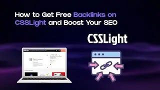 How to Add Your #website  to CSSLight for Free #backlinks  🌐 | Boost Your SEO Fast!