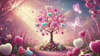 Pink Valentine&rsquo;s Day Meadow 💕 Ambient Instrumental Background Music to Work, Study or Relax