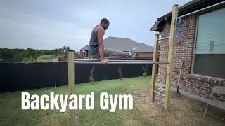 Calisthenics Backyard Gym Build - Outdoor Gym
