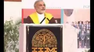 Shri Narendra Modi at the 46th convocation of IIM Ahmedabad