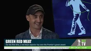 The first time a red meat exporter, Paradigm Foods, won the Premier's green award