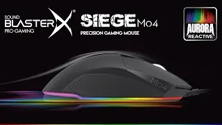 Sound BlasterX Siege M04 Precision Gaming Mouse