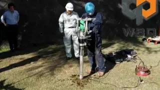 Ground Screw Electric driver WBQ HD 05电动打桩机