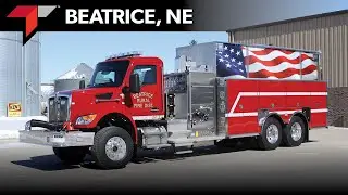 Beatrice Rural Fire District Toyne Pumper Tanker/Tender Delivery Video