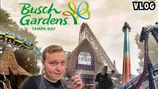 Werden wir IRON GWAZI fahren? Mega Achterbahnen in Busch Gardens Tampa | Vlog #204 | GACR #28