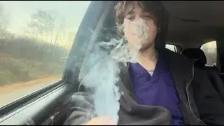 Smoking a wax joint and Driving around!!  vlog