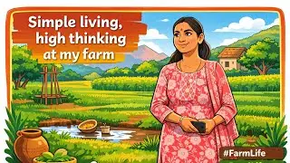 Simple living, high thinking at my farm