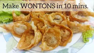 Chicken Wontons Recipe. Ramadan Special Recipe. ONE BITE Wontons. AUTHENTIC Wontons Recipe.
