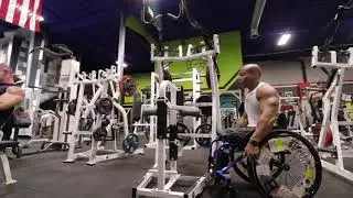 Living life in a wheelchair | Vlog #2 | Back workout