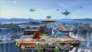 Up Smash Mega Man with Falco fighting on Mushroomy Kingdom - Game Cube☔🕵️&zwj;♂️