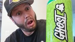 GHOST ENERGY TASTE TEST REVIEW AND REACTION!!! ITS CRAZY!!!