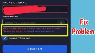 Fix EA account Incorrect or expired credentials signing | EA Account Credentials incorrect expired