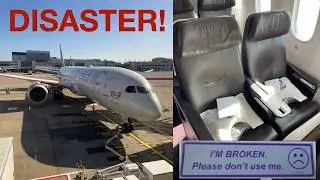 Disaster flight with VIRGIN ATLANTIC PREMIUM ECONOMY | Virgin Atlantic 787 Premium Economy Review