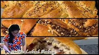 3 varieties of bun/bread with same dough | braid bread recipe in Tamil | Chocolate and Garlic Bread