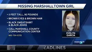 Marshalltown police asking for public's help locating missing girl