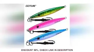 Goture colher de metal isca de pesca 80g 100g 150g vertical chumbo gabarito jigging isca de pesca wo
