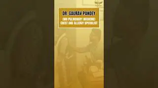 Dr. Gaurav Pandey &ndash; Allergy & Chest expert care.#drgauravpandey #allergycare #breathebetter