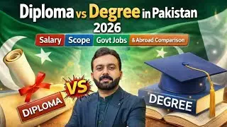 Diploma vs Degree in Pakistan 2026 | Salary, Scope, Govt Jobs & Abroad Comparison