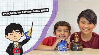 Cole&ccedil;&atilde;o Cacau show Harry Potter - lata Chap&eacute;u Seletor e Caixa Surpresa