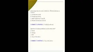 ASE G1 Test Questions & Answers