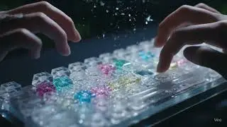 SymphonyFast typing on fragile キーボード &mdash;ガラス cracks