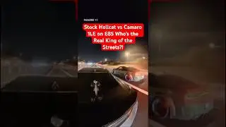 Stock Hellcat vs Camaro 1LE on E85 Who&rsquo;s the Real King of the Streets?! #dodge #Chevy