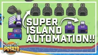 BUILDING A FACTORY ISLAND!! - Nova Lands - Factory Building Automation Game - Episode #1