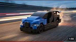 LEGO Microscale Bugatti Chiron 🧱⚡ Built for Speed, Brick by Brick!🏎️🔥 #lego #legomoc #legoanimation