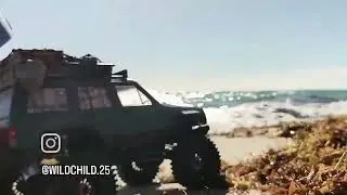 TGIF ... No boating today #jeepbeach #axial #miamibeach #rccrawler #rcfun 