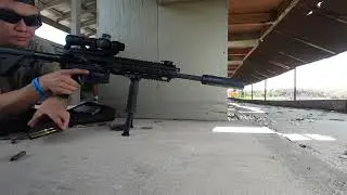Testing my Dead Air Sierra5 suppressor with the HK MR223