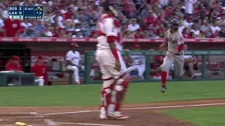 BOS@LAA: Benintendi plates Betts with a single