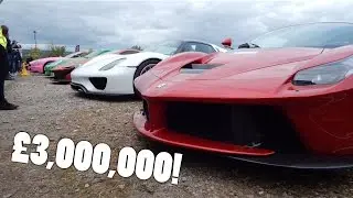 Paul Bailey Brings His McLaren P1, LaFerrari and Porsche 918 to car show!
