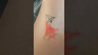 without machine aeroplane tattoo 🤯#tattoo #temporarytattoo #pentattoo ...