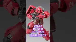 G.F.F.M.C MS-06R-1A シャア専用高機動型ザクII #機動戦士ガンダム #gunpla #zaku #gffmc #tamashiinations