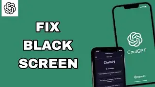 How To Fix And Solve Black Screen On ChatGpt App | Easy Fix