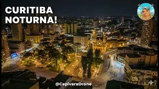 Curitiba noturna em 4k
