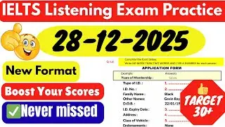 IELTS LISTENING TEST 2025 | IELTS LISTENING PRACTICE TEST WITH ANSWERS 2025